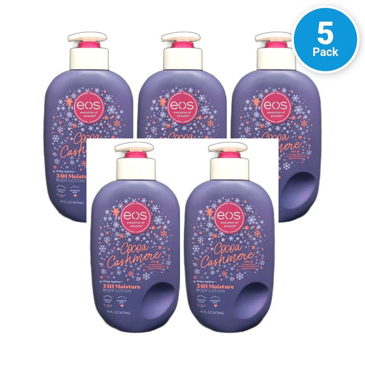 Shea Better 24H Moisture Body Lotion Cocoa Cashmere 16oz Bottle Pack of 5 New