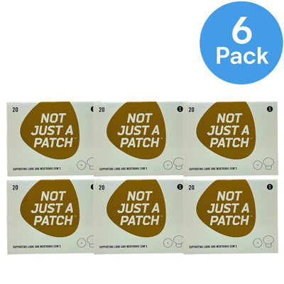 Not Just A Patch 20-PCS 6 Pack New