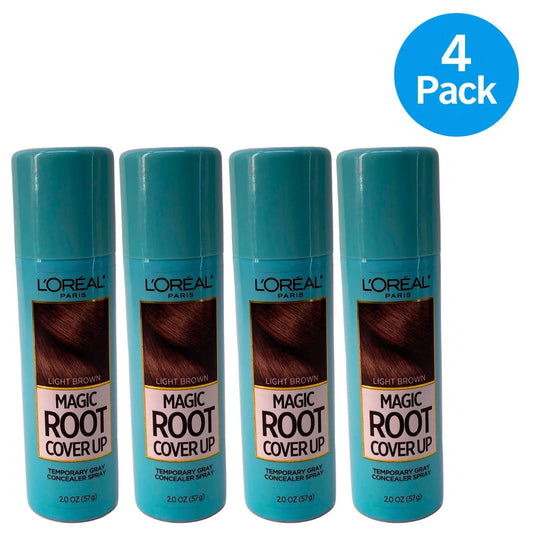L'Oréal Paris Magic Root Cover Up Gray Concealer Spray in Light Brown shade