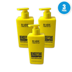 Babe Locks Original Densifying Shampoo Aloe Vera 13.5 Fl Oz Bottle Pack of 3 New