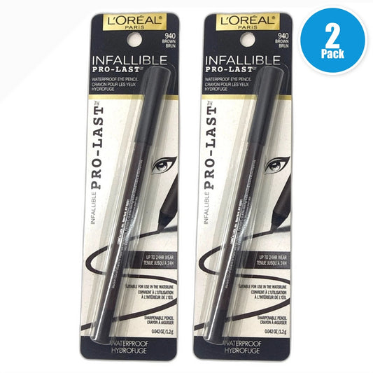 Loreal Paris Loreal Infallible Pro Last WATERPROOF Eyeliner 940 Pack of 2 New