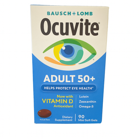 Bausch + Lomb Ocuvite Adult 50+ 90ct 1 Pack New