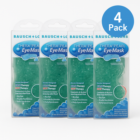 Bausch + Lomb TheraPearl Eye Mask Hot & Cold Therapy 4 Pack New