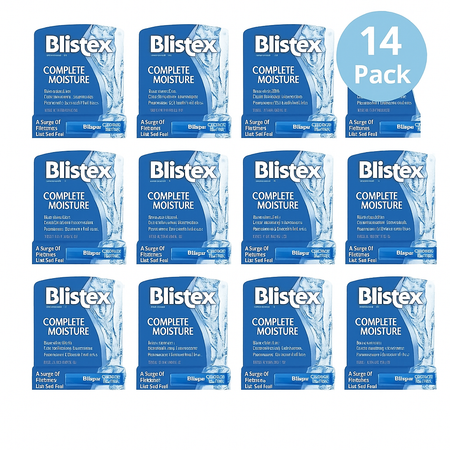 Blistex Complete Moisture Lip Balm .15 oz 14 Pack - New
