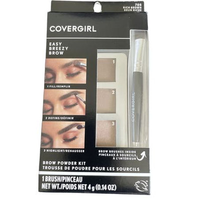 CoverGirl Easy Breezy Brow Kit with powder and pencil for shaping eyebrows
