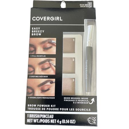 CoverGirl Easy Breezy Brow Kit with powder and pencil for shaping eyebrows