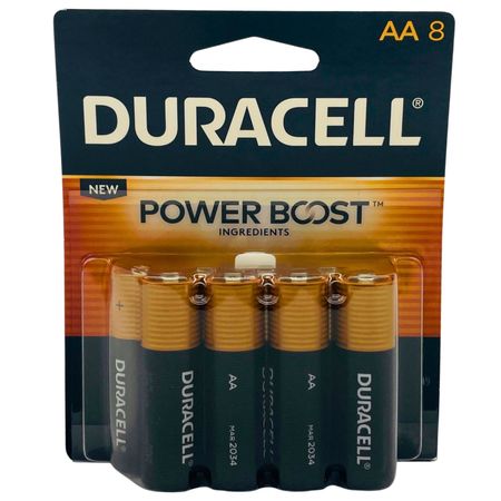 Duracell AA Power Boost Batteries 8ct (1 Pack) New