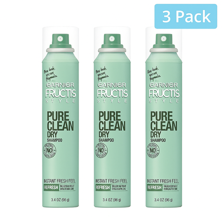 Garnier Fructis Style Pure Clean Dry Shampoo 3.4 oz 3 Pack New 1