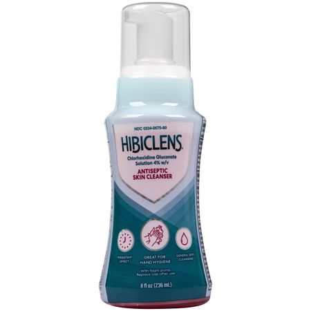 Hibiclens Antimicrobial & Antiseptic Soap and Skin Cleanser Foaming Pump, 8OZ 1
