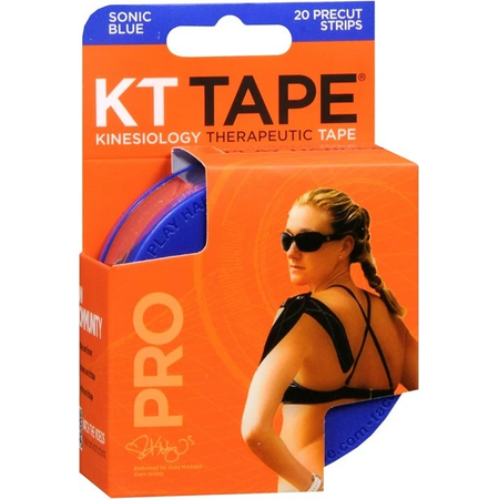 KT Tape Pro Kinesiology Therapeutic Tape Sonic Blue 20 Strips – New