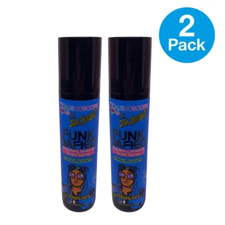 Kaleidoscope Funk Dafied Braid and Scalp Spray 8oz 2 pack soothing spray for braids