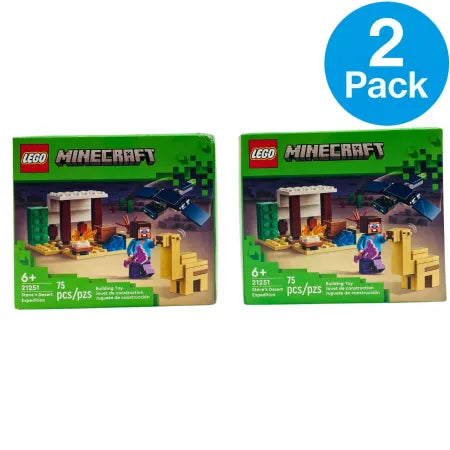 LEGO Minecraft Steve’s Desert Expedition 21251 75 pcs – 2 Pack – New 1