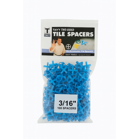 Marshalltown Tavy Tile Spacers 3/16" Blue 100/Bag New
