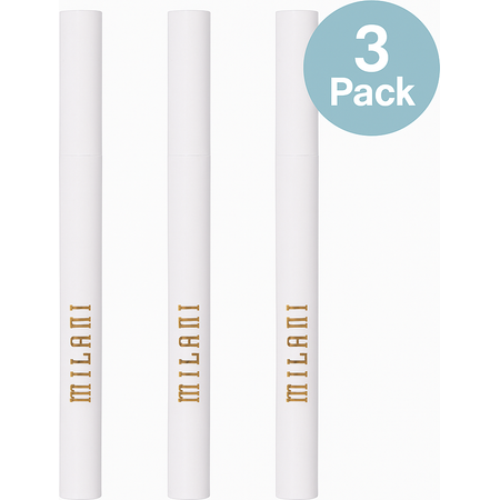 Milani Stay Put White Liquid Eyeliner 0.02 oz bottle in 3-pack set