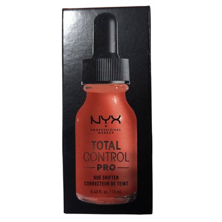 NYX Total Control Pro Hue Shifter Foundation Adjuster 13mL bottle on white background