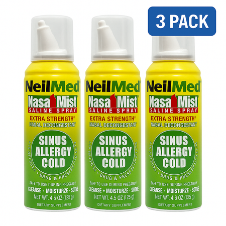NeilMed NasaMist Hypertonic Extra Strength Saline Spray, Exp. 01/2028