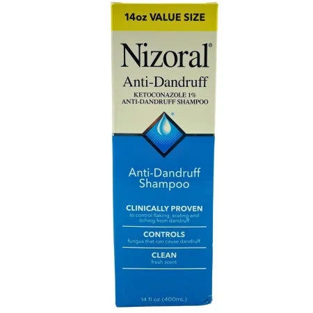 Nizoral Anti-Dandruff Shampoo 14 fl oz Value Size – New