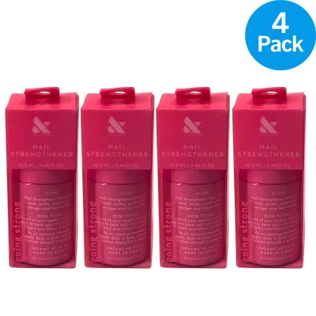 Olive & June Nail Strengthener 0.46oz bottles in 4-pack bundle for stronger, healthier nails