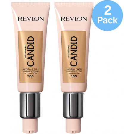 Revlon Candid Foundation Shade 300 0.75oz bottle 2 pack set new