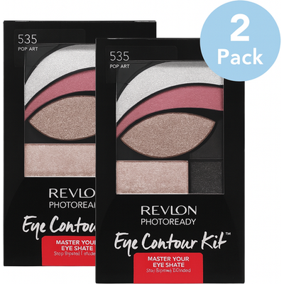 Revlon Eye Contour Kit Pop Art eyeshadow 0.2 oz 2 pack with vibrant pop art inspired colors