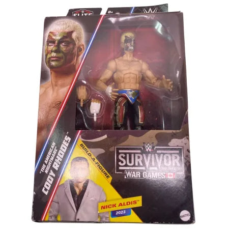WWE Survivor War Games Cody Rhodes Elite Figure 2023 Mattel New