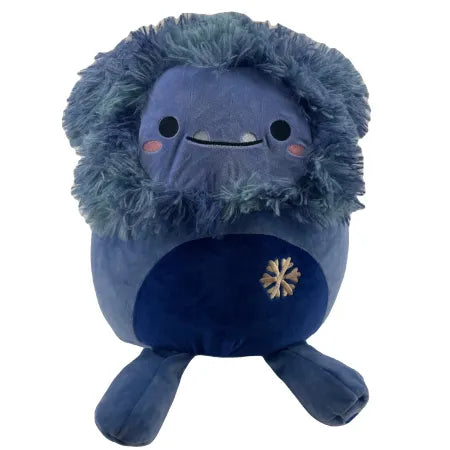 Squishmallows Dani the Navy Blue Bigfoot with Snowflake Detail 12 Inch Plush New