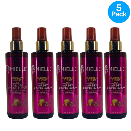 Mielle Pomegranate & Honey Air Dry Styling Lotion 8 fl oz 5 Pack New