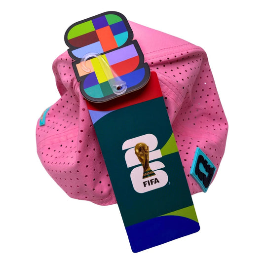 FIFA World Cup 2026 pink water resistant cap C3-R with official tags