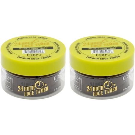 EBIN 24 Hour Edge Tamer Ultra Super Hold 2.7oz 2 Pack - Edge control gel
