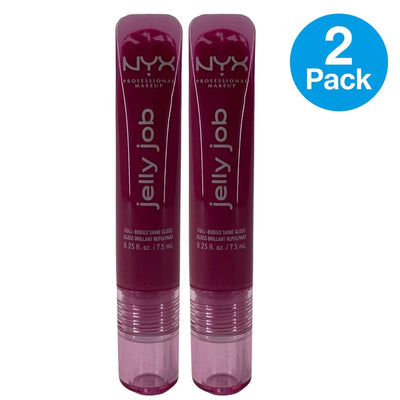 NYX Jelly Gloss Juicy Jelly Lip Gloss Shade 10 2 Pack New