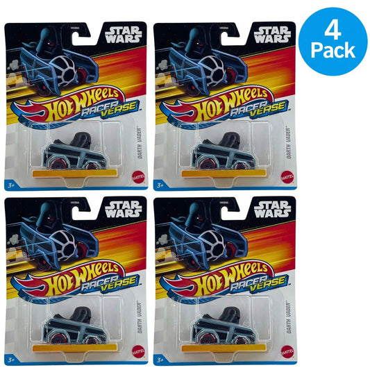 Hot Wheels RacerVerse Star Wars Darth Vader Die-Cast Car 4 Pack New