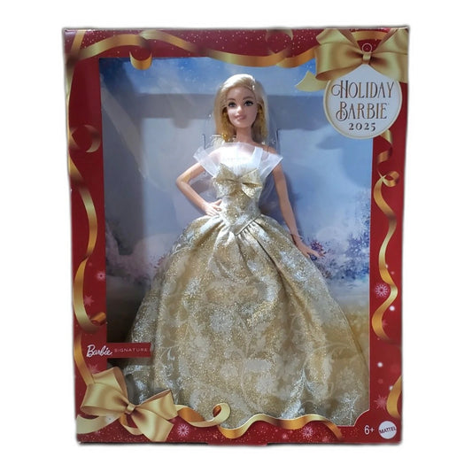 Mattel 2025 Barbie Signature Holiday Blonde Doll Collector Fashion - 1 Pack