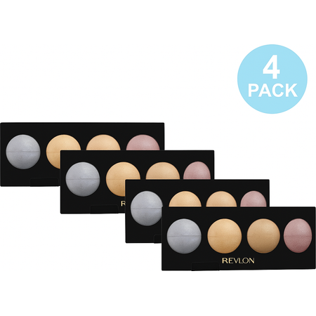 Revlon Eyeshadow Palette 4 Baked Shades Spheres 4 Pack New product packaging