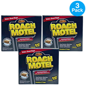 Black Flag Roach Motel Insect Traps Hides Dead Bugs Contains 2 Traps 3 Pack Bund
