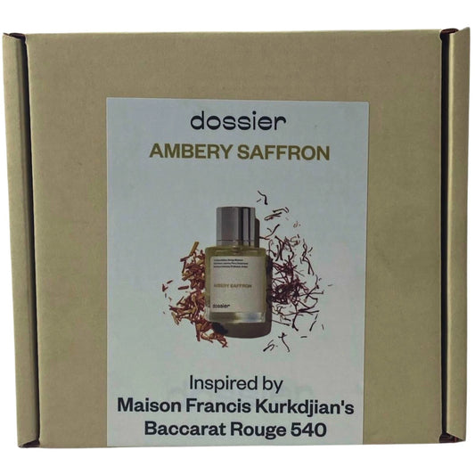Dossier Ambery Saffron 540 Eau de Parfum Spray 1.7 Fl Oz 50 mL 1 Pack New