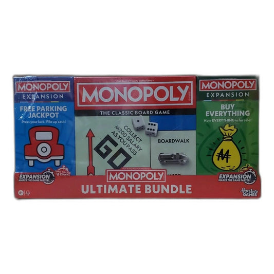 Hasbro Monopoly Ultimate Bundle + 2 Expansions Multicolor Board Game - 1 Pack