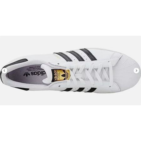 Size 8.5 -Adidas Superstar Shoes White/Black Men’s Sneakers New 3