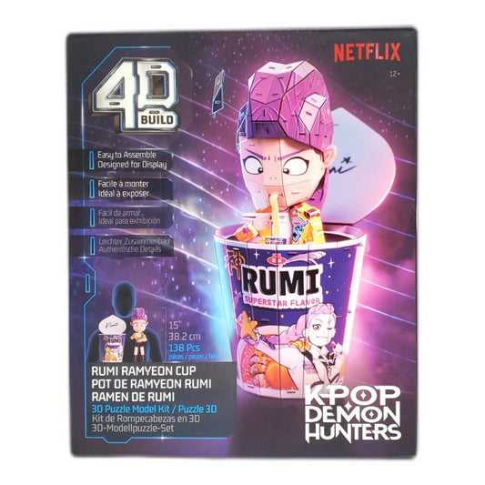 Spin Master 4D Build K-Pop Demon Hunters Rumi Ramen Mug New Collectible - 1 Pack