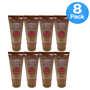 Jergens Natural Glow Fair To Medium Sunless Tanner 2 Oz 8 Pack New