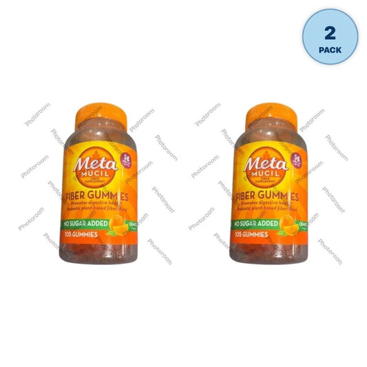 Metamucil Fiber Gummies 105 Count Pack of 2 New