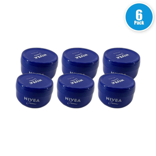 Nivea Creme Jar Original Moisturizing Cream 6.8oz All Skin Types Pack of 6 New