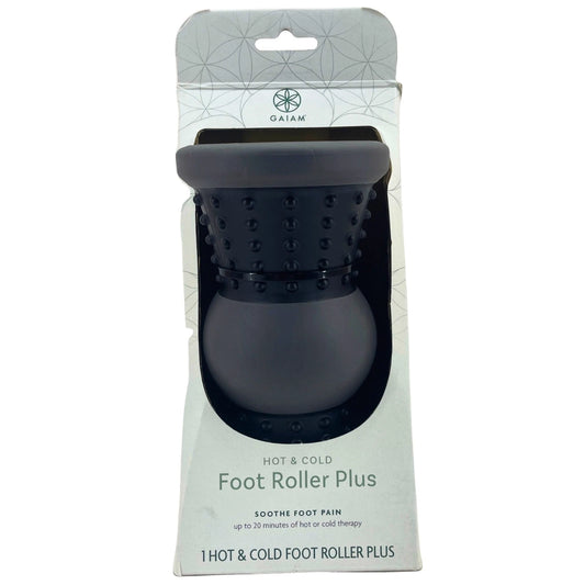 Gaiam Hot & Cold Foot Roller Plus Massage Therapy New