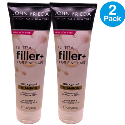 John Frieda Ultra Filler For Fine Hair Thickening Shampoo Biotin & Hyaluronic Ac