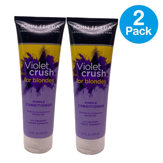 John Frieda Violet Crush Purple Conditioner 8.3 fl oz 2 Pack New