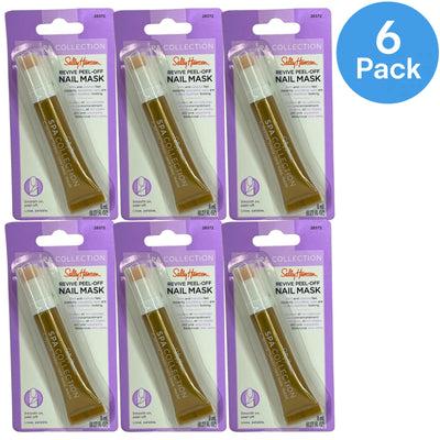 Sally Hansen Spa Collection Revive Peel-Off Nail Mask 0.27 oz 6 Pack New