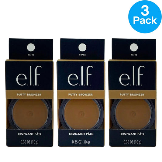 e.l.f. Putty Bronzer Tan Lines 0.35 oz 3 Pack New