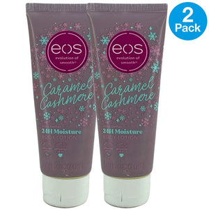 EOS Shea Better 24H Moisture Body Lotion Caramel Cashmere 2.5 Fl Oz 2 Pack New