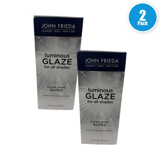 Luminous Glaze Hair Gloss 6.5 Fl Oz All Hair Types Shine Enhancer Pack of 2 New