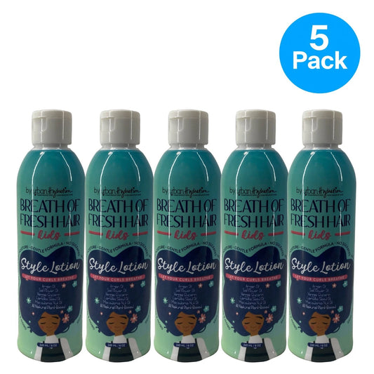 Urban Hydration Breath Of Fresh Hair Kids Style Lotion 8oz 5 Pack New