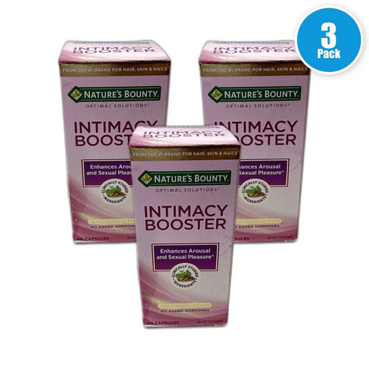 Nature's Bounty Intimacy Booster 180 Total Exp 02/27 Pack of 3 New